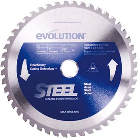 Evolution TCT-Sägeblatt 180 mm für Metallsäge
