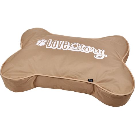 Hundekissen in Form von Knochen FAT DOG, 100 x 70 x 15 cm, schwarz