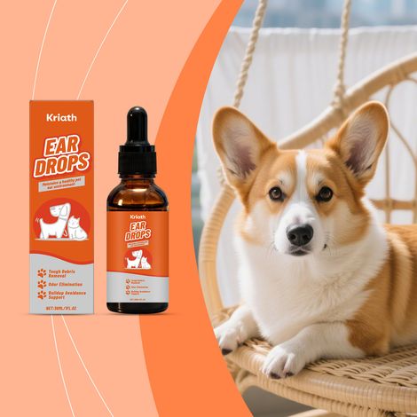 Gentle formula for pet ear care to clean ear canals and keep ears fresh. Daily care product -- 30ml (1/5)