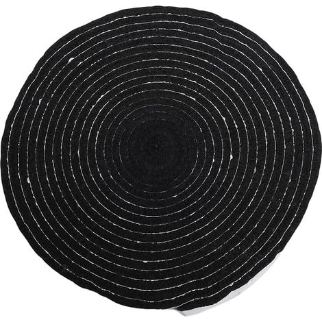 Joint Barbecue Haute Température, 14,8 Pieds, Joints de Gril Fumoir avec Une Bonne Adhérence, Ruban d'étanchéité en Feutre Auto-adhésif pour Couvercle Barbecue X XL (Black) (1/5)