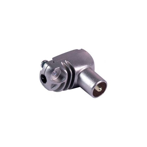 Conector Pro Easyf "Cei" macho acodado y blindado, clase A+ Televes 52033