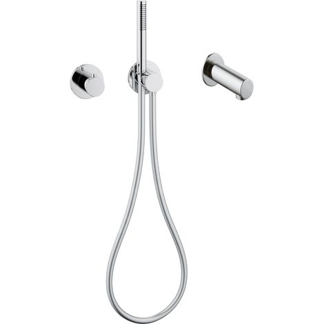 Ensemble de douche KE 11 IXMO 59606, pour baignoire, thermostat, rond chromé (1/5)