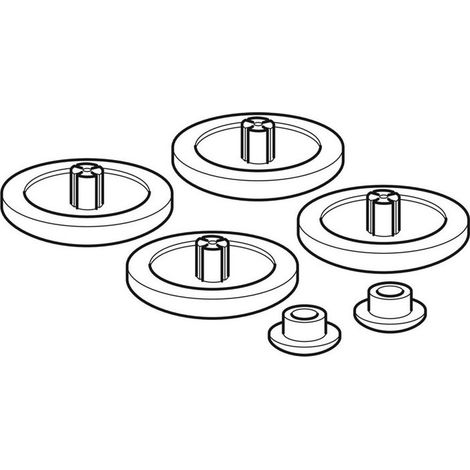 GE Set  Puffer  para  tapa  de  inodoro  blanco