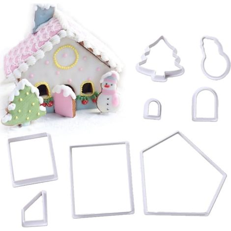 Weihnachtskrippen-Lebkuchenhaus-Ausstechformen (1/2)