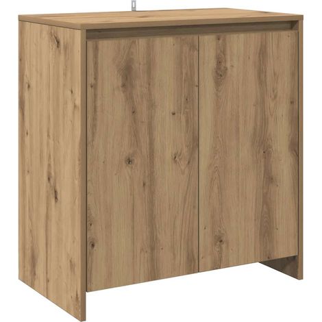 Aparador de madera de ingeniería roble artisan 70x41x75 cm vidaXL