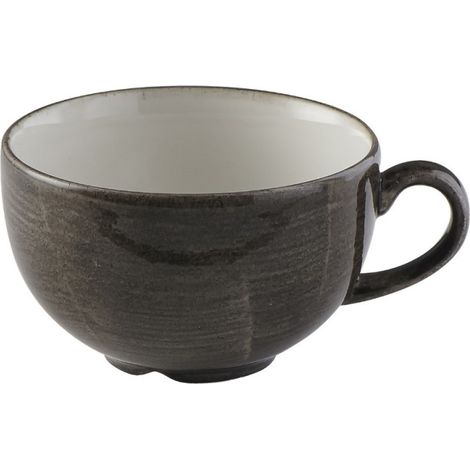 Tasse cappuccino en fonte Stonecast Patina Iron Black - 340 ml - Finedine