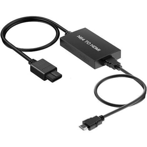 [MAI USATO]Adattatore convertitore da N64 a HDMI, cavo HDMI per N64, Gamecube, SNES, accessorio di gioco (1/5)