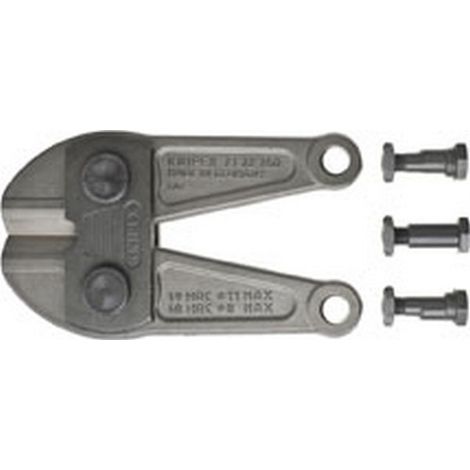 KNIPEX 71 79 760 Testa di ricambio per 71 72 760 completa di viti