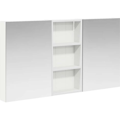 Maison Exclusive - Set di Armadi da Bagno con porta 3 pcs 110 x 10,5 x 60,5 cm