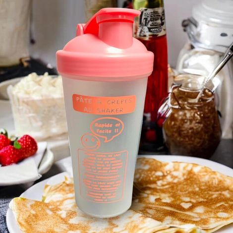 Shaker à Crêpes et Pancakes 600 ml – Une pâte parfaite, facilement et sans grumeaux (1/5)