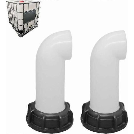 buses de vanne pour réservoir d'eau, vanne pour réservoir d'eau, adaptateur pour réservoir d'eau IBC 60 mm, pour réservoir IBC vide (blanc) (1/5)