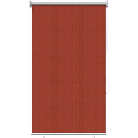 Store enrouleur extérieur à 90% de blocage UV Terracota HDPE vidaXL (1/5)