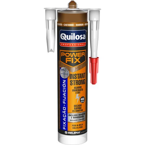 QUILOSA power fix instant strong marron. 290m 33415 , Power Fix Instant Strong Marron. 290M 33415 de la marca Quilosa.