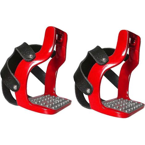 étriers d'équitation, étriers de selle, selle de protection professionnelle en aluminium pour l'équitation anglaise (1/5)