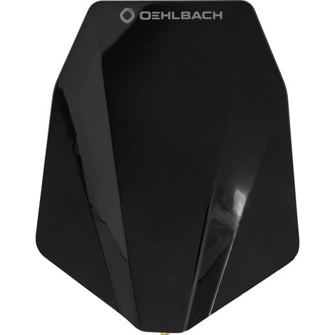Oehlbach Antenna attiva piatta DVB-T/T2 Ambiente esterno Nero (1/3)