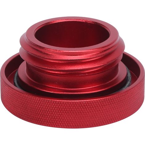 Runder Tankdeckel aus Aluminiumlegierung, kompatibles Ersatzteil für Subaru Outback XT 2005-2013, rot.