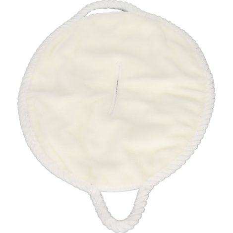 Serviette Chaude Visage avec Ouverture Oreille - Douce en Polaire pour Soin Hydratant - Usage Salon et Domicile (1/5)