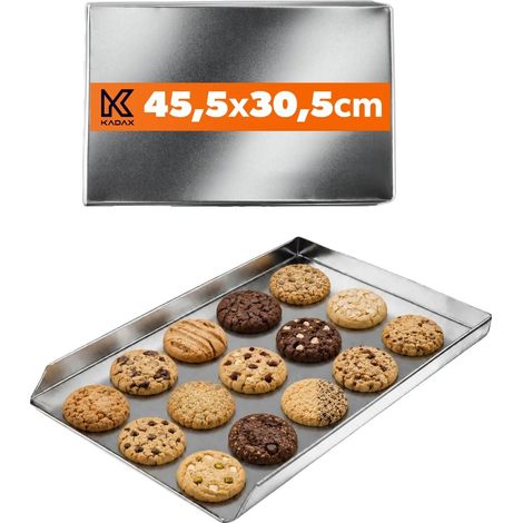 Moule à gâteau, tôle galvanisée, 45 cm x 30 cm, compatible avec les fours à gaz et électriques, résistance à haute température, non toxique et sûr (1/5)
