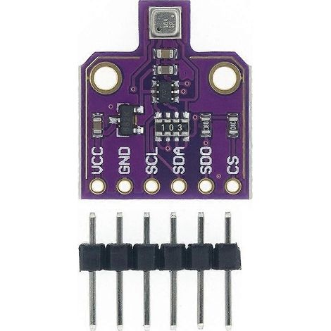 1 Stück BME680 Digitaler Temperatur-, Feuchtigkeits- und Drucksensor CJMCU-680 Höhenmodul-Entwicklungsplatine (1/5)