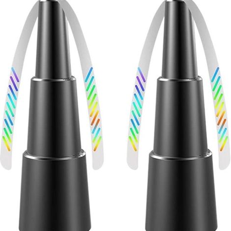 Ventilateur Anti-Mouche, Lot de 2 Répulsifs Anti-Mouches, Fly Fan pour effrayer Les Mouches, Répellante Moustique Fan pour Maison Dîner, Terrasse et Restaurant (1/5)