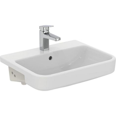 Ideal Standard I.Life B Semi Countertop Washbasin 550mm Wide - 1 Tap Hole (1/2)