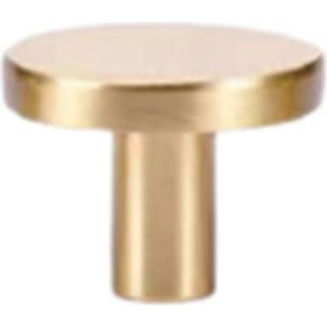 12pcs Bouton De Meubles Poignee Meuble Laiton Bouton Tiroir Poignée Boutons De Tirage Rond Boutons De Porte Avec Vis De 25mm, 25x20mm (1/4)