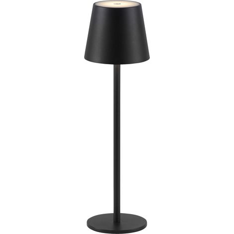 Lampe de table LED à batterie JUST LIGHT 19250-18 noir, 2,5 W, 320 lm, 3000 K, IP54