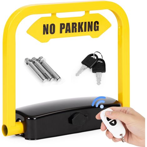 Cadenas de stationnement pliable avec télécommande, alarme et étanche (1/5)