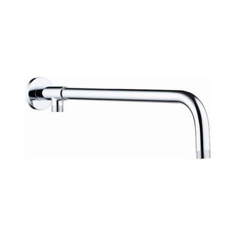 Bras Douche Mural Extension 40cm en Acier Inoxydable Douche Raccord Extension pour Pomme de Douche G1/2\ (1/5)