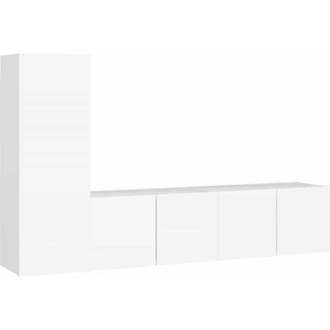 Maison Exclusive - Set de muebles de salón TV 3 piezas madera de (1/5)