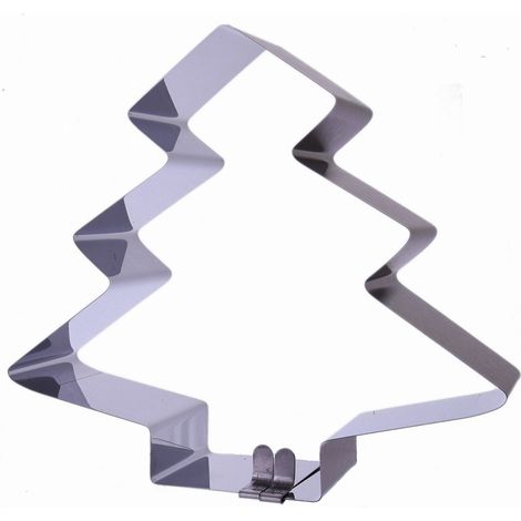 Weihnachtsbaum-Back- und Dessertrand 25 x 8 cm