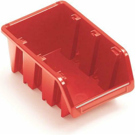 Kistenberg Caja de Taller 18 Roja 490x298x210mm, Caja para Herramientas de Taller, Alta Capacidad y Resistencia para Almacenaje en Espacios de Trabajo