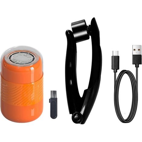 Tondeuse à cheveux électrique USB pliable pour homme avec charge de type C, pièces imperméables et amovibles, tondeuse étanche - (1/2)