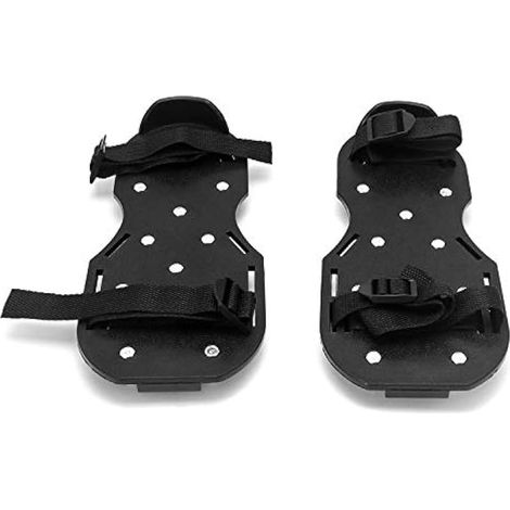 Chaussures à pointes avec pointes courtes de 25mm, parfaites pour les sols en époxy, les superpositions, l'installation de la couverture, couleur verte (1 paire) (1/5)