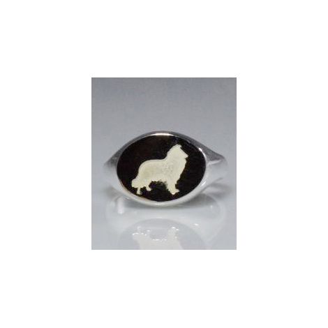 Chevalier Collie Ring aus Sterlingsilber