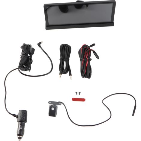 Double caméra de tableau de bord, grand écran de 11.3 pouces, Console centrale 4K, Dashcam avec caméra de recul 1080P pour voiture (1/5)