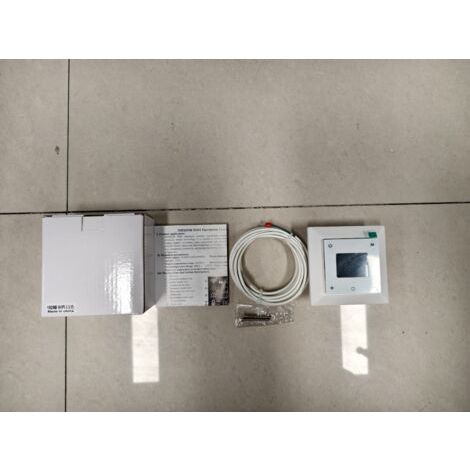 Thermostat d'ambiance intelligent Contrôle par application WiFi Chauffage programmable Détachable Manuel, automatique, mode vacances, protection de sécurité multiple Facile à installer (1/5)