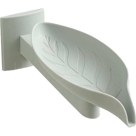 Porte-Savon, récipient à Savon - Porte-Plateau Mural pour Porte-Savon,Porte-Savon Mural sans poinçonnage, Receveur de Douche pour Bouteilles (1/5)