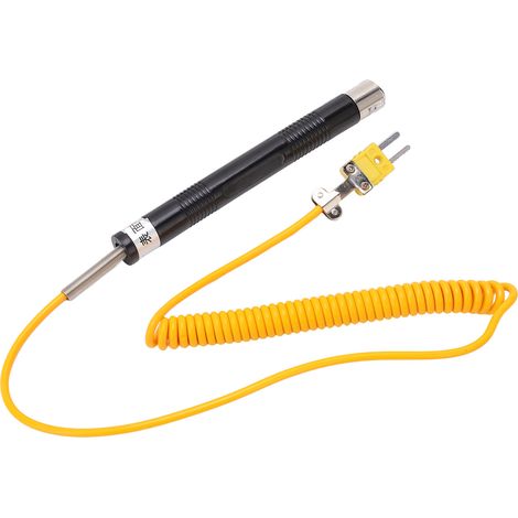 Sonde thermocouple de surface portable de type K, sonde thermocouple à tige droite de remplacement (1/5)