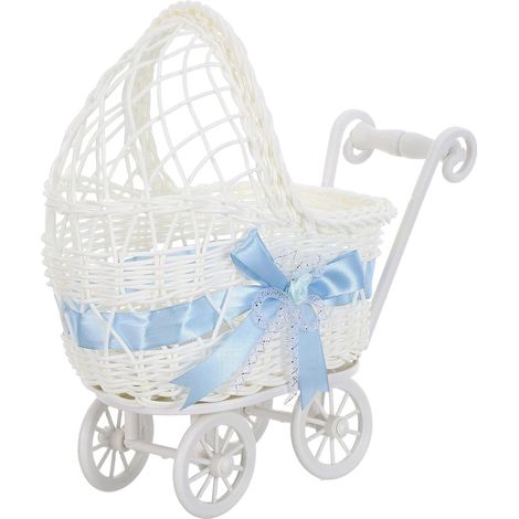 Panier de Poussette Mini Chariot à Bonbons Décoratif en Plastique Multifonctionnel pour Mariage et Fêtes (1/5)