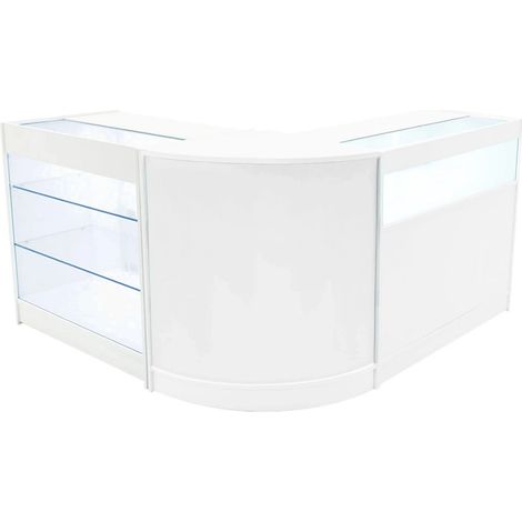 Triton LED Shop Counter Set K900, B900 & CM60 - White