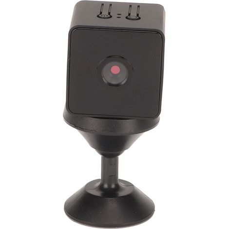 Mini caméra de sécurité WiFi avec vision nocturne infrarouge et détection de mouvement, résolution Full HD 1080p, fréquence de rafraîchissement de 2,4 GHz, compatible iOS et Android. (1/4)