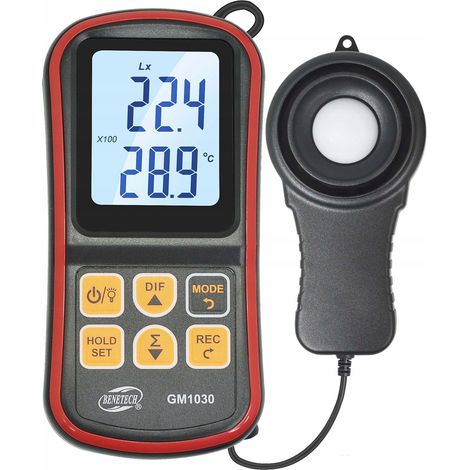 LUX METER MISURATORE CON SONDA BLUETOOTH LIGHTMETRO (1/5)