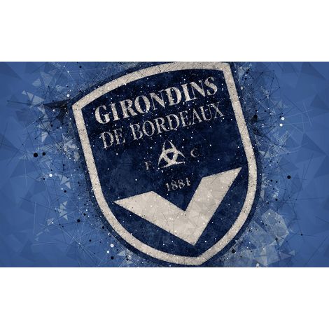 Papier peint panoramique Foot / Football - Girondins de Bordeaux - 130 cm x 81 cm (1/2)