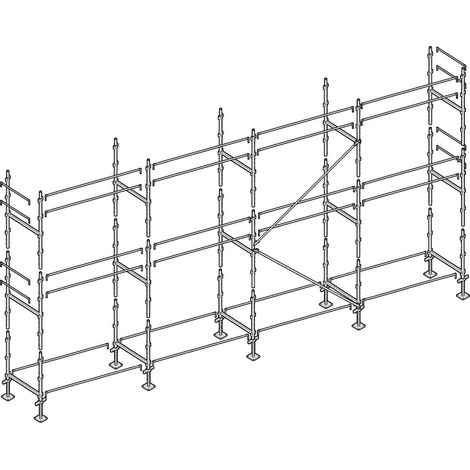 Échafaudage Altrad Façadier 78 m²