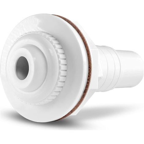 Weiße Einlaufdüse, Einlaufdüse für Stahlwandbecken, schwenkbare Rücklaufdüse, Poolzubehör, Ø 58 mm, Menge: 1 Stück (1/5)