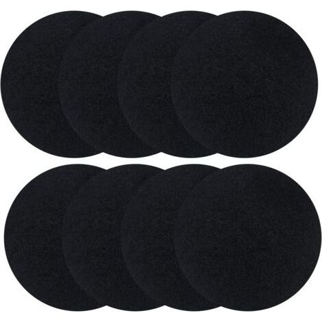 8 Pièces Filtres Compost Ronds, Filtres à Charbon Actif Filtre Anti-Odeur pour Poubelles à Compost Ronds, Convient aux Poubelles Jusqu'à 17 cm
