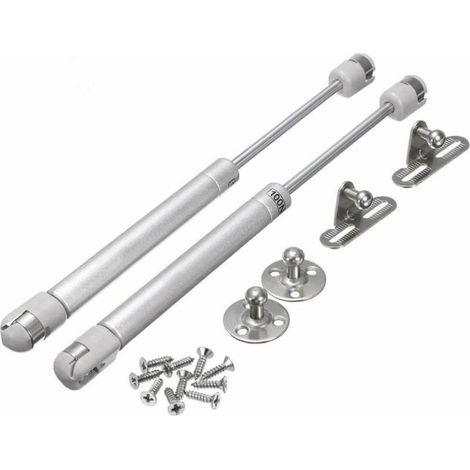 2 ressorts à gaz 80N, amortisseurs à gaz hydrauliques pour meubles, ressorts à gaz d'origine pour portes de placards de cuisine, bras pneumatique pour le levage des portes de placards de cuisine, amor