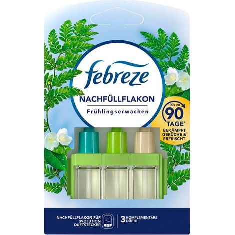Recharge de parfum Febreze 3volution 20 ml – Parfum d'ambiance désodorisant – Parfums alternés – Lutte contre les odeurs