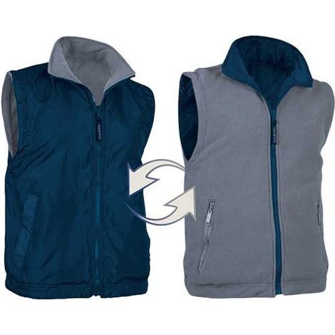 Chaleco reversible con doble capa VALENTO Aspen XXL Azul marino